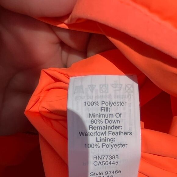 J Crew Neon Down Puffer Vest - Picture 5 of 6